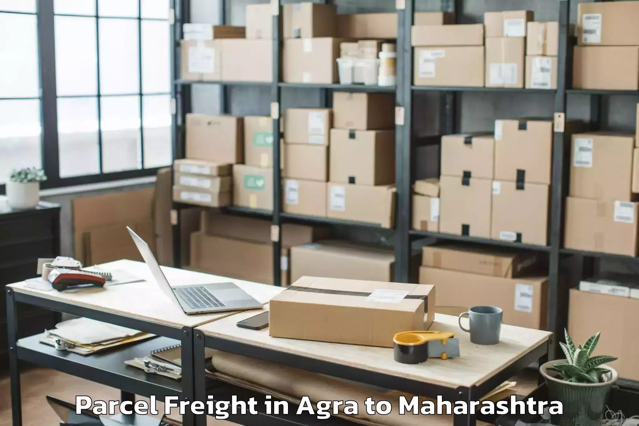 Hassle-Free Agra to Vairag Parcel Freight